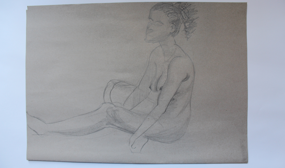 Life drawing sketch
